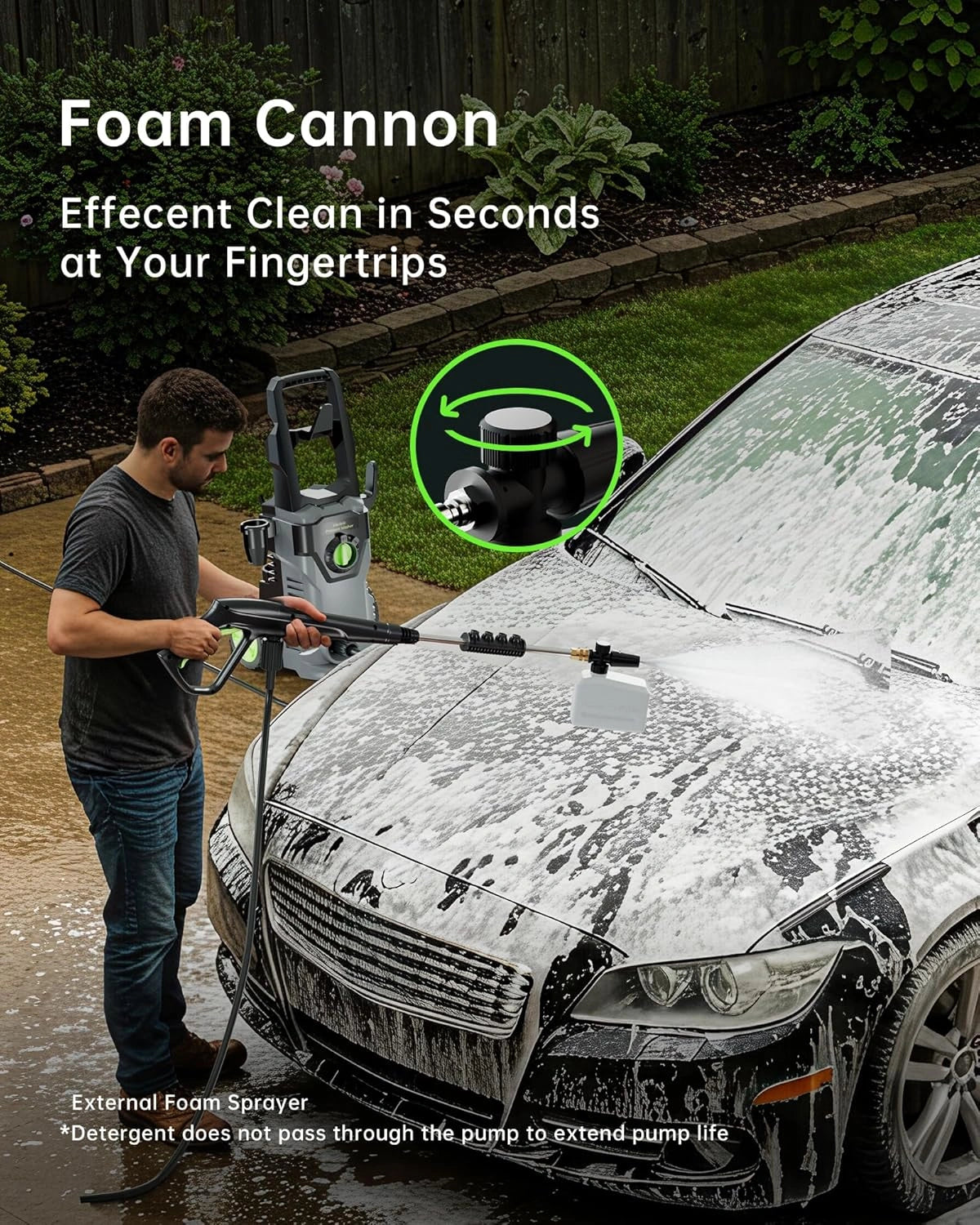 W8 4800 PSI Electric Pressure Washer