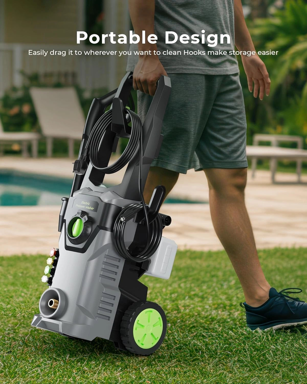 W8 4800 PSI Electric Pressure Washer