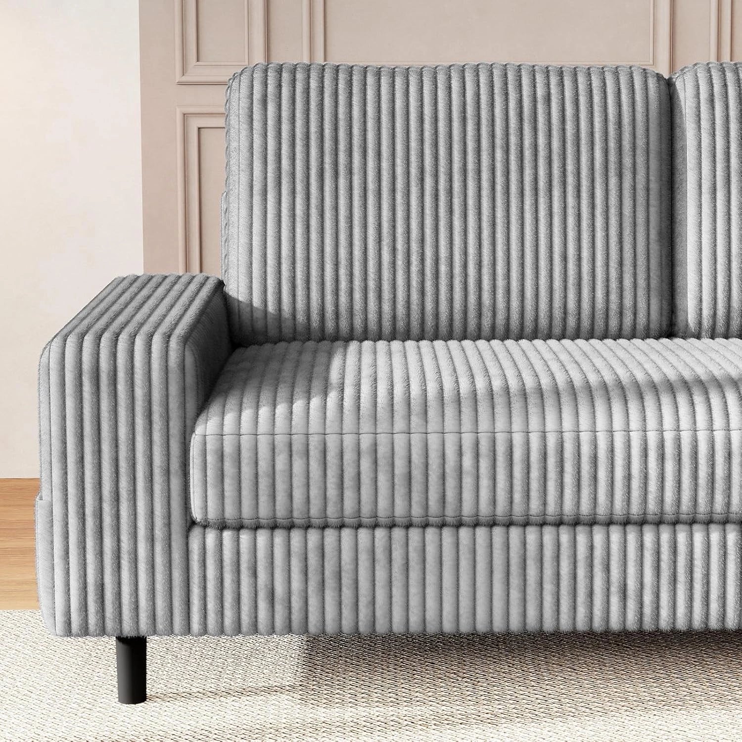 L-Shaped Modular Sectional Sofa (3-Seater)